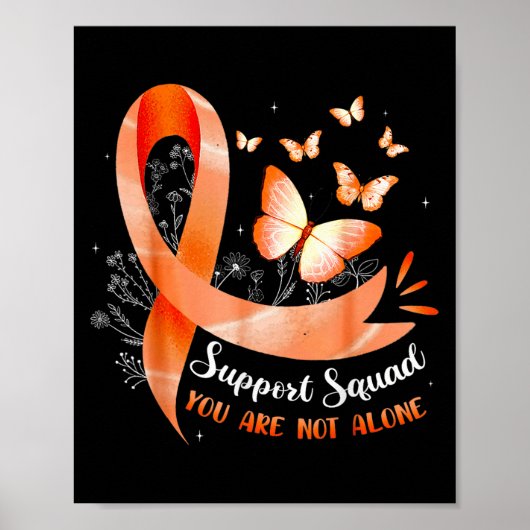 Support Squad U bent niet de enige met leukemie Aw Poster (Voorkant)
