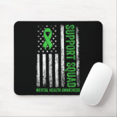 Support Squad Vlag Vlag Geestelijke Gezondheid Bew Muismat (Met muis)