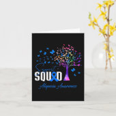 Support Squad voor Alopecia Awareness Kaart (Gele Bloem)