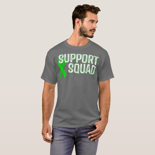 Support Squad voor kruidenondersteuning T-shirt (Voorkant volledig)