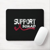 Support Squad Warrior Sickle Cell Awareness Vrouwe Muismat (Met muis)