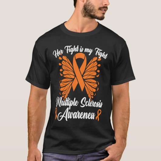 Support Squad You Are Not Alone Multiple Sclerosis T-shirt (Voorkant)