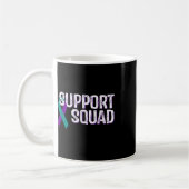 Support Squad Zelfmoordpreventie Awareness Ribbon Koffiemok (Links)