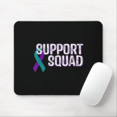 Support Squad Zelfmoordpreventie Awareness Ribbon Muismat (Met muis)