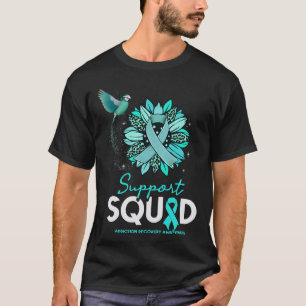 Support Squad Zonnebloem Kolibrie Verslaving Reco T-shirt