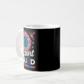 Support Squad Zonnebloem Warrior Onvruchtbaarheid Koffiemok (Voorkant links)