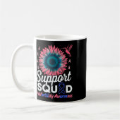 Support Squad Zonnebloem Warrior Onvruchtbaarheid Koffiemok (Links)