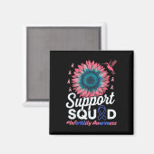 Support Squad Zonnebloem Warrior Onvruchtbaarheid Magneet (Voorkant / Achterkant)
