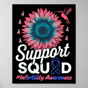 Support Squad Zonnebloem Warrior Onvruchtbaarheid Poster