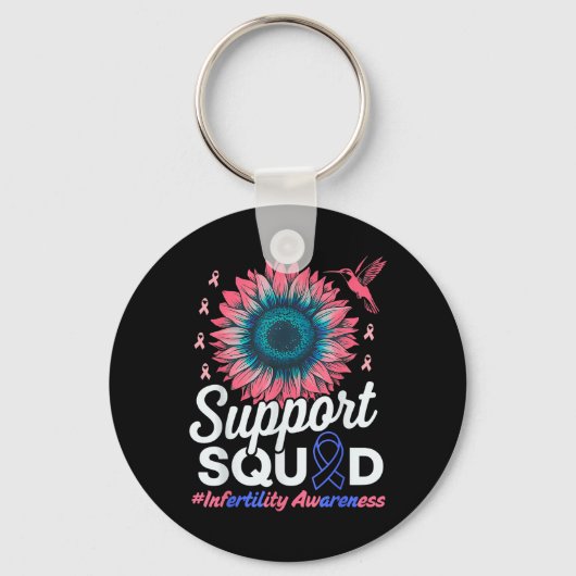 Support Squad Zonnebloem Warrior Onvruchtbaarheid  Sleutelhanger (Voorkant)