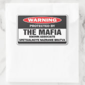 SUPPORT-STICKER RECHTHOEKIGE STICKER (Tas)