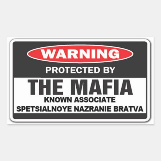 SUPPORT-STICKER RECHTHOEKIGE STICKER (Voorkant)