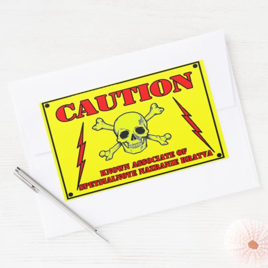 SUPPORT-STICKER RECHTHOEKIGE STICKER (Envelop)