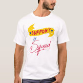 SUPPORT TEAM/BEWUSTZIJN/UNISEX T-SHIRT (Voorkant)
