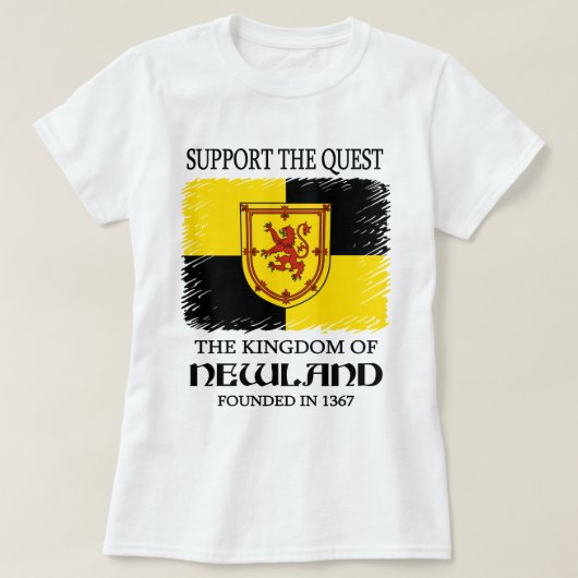 Support the Quest  T-shirt (Design voorkant)