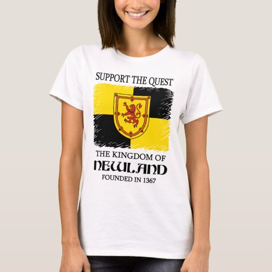 Support the Quest  T-shirt (Voorkant)