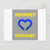 SUPPORT UKRAINE BRIEFKAART (Voorkant)