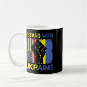 Support Ukraine I Stand With Ukraine Ukrainian Fla Koffiemok (Links)