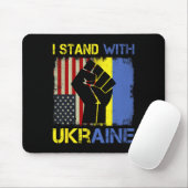 Support Ukraine I Stand With Ukraine Ukrainian Fla Muismat (Met muis)