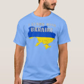 Support Ukraine I Stand With Ukrainian T-shirt (Voorkant)
