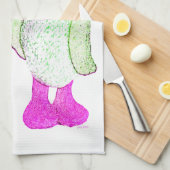 Support voor borstkanker theedoek (Quarter Fold)