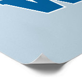 Support voor de USPS! Poster (Hoek)