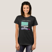 Support voor de wizard Computertechnologie-whisker T-shirt (Voorkant volledig)