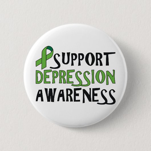 Support voor depressie ronde button 5,7 cm (Voorkant)