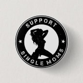 Support voor één mam ronde button 3,2 cm (Voorkant)