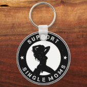 Support voor één mam sleutelhanger (Voorkant)