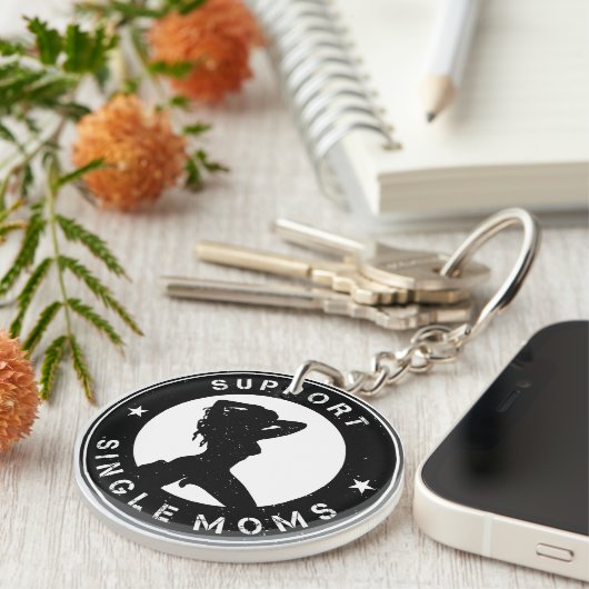 Support voor één mam sleutelhanger (Voorkant Rechts)