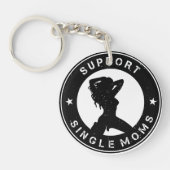 Support voor één mam sleutelhanger (Voorkant)