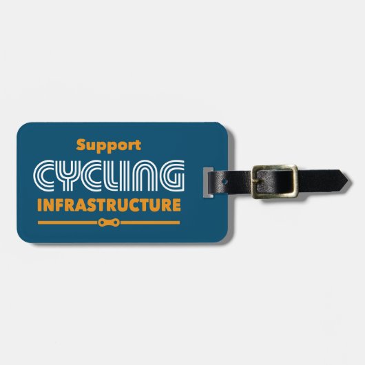 Support voor fietsinfrastructuur bagagelabel (Voorkant horizontaal)