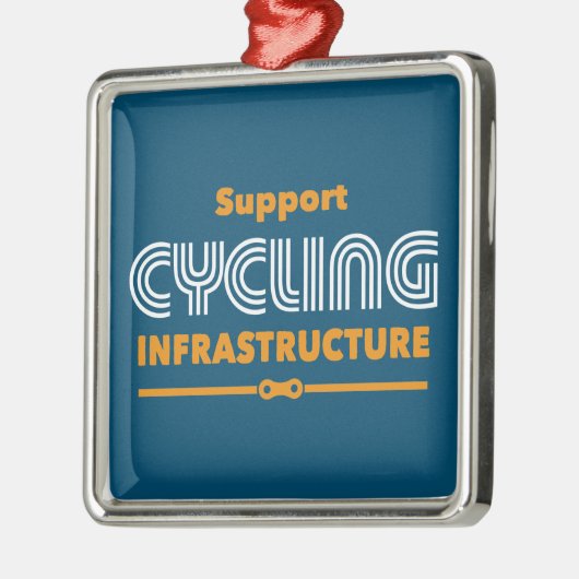 Support voor fietsinfrastructuur metalen ornament (Links)