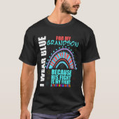 Support voor het bewustzijn van autisme Grandma I  T-shirt (Voorkant)