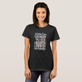 Support voor het land waarin u woont t-shirt (Voorkant volledig)