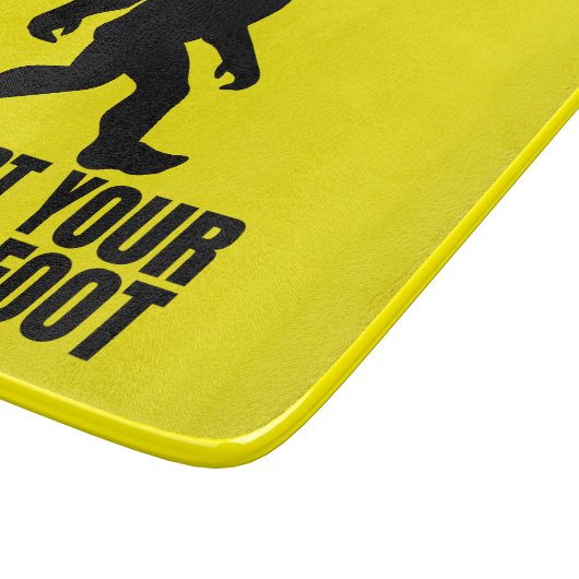 Support voor je lokale Bigfoot Funny Bigfoot Lover Snijplank (Hoek)