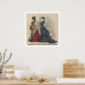 Support voor je lokale meisjesgang poster (Keuken)