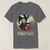Support voor je lokale straatkatten Funny Skunk T-shirt (Design voorkant)