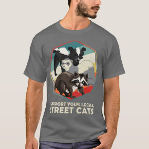 Support voor je lokale straatkatten Funny Skunk T-shirt