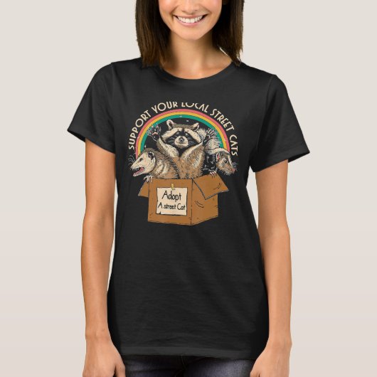 Support voor lokale straathons box t-shirt (Voorkant)