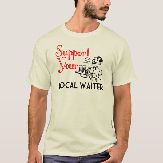 Support voor lokale wachtwoorden t-shirt (Voorkant)