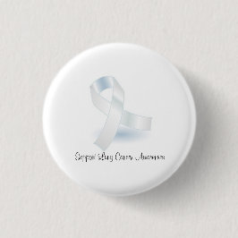 Support voor Lung Cancer Awareness - Ronde Button