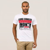 Support voor november - maand voor bewustmaking ov t-shirt (Voorkant volledig)