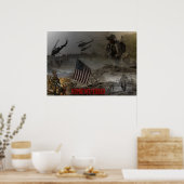 Support voor onze Amerikaanse veteranen Poster (Keuken)