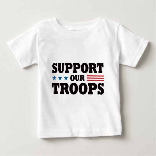 Support voor onze troepen - zwart (Voorkant)