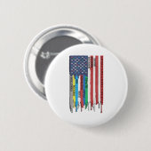 Support voor onze werknemers in de frontlinie ronde button 5,7 cm (Voorkant /achterkant)
