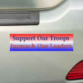 Support voor peach-sticker bumpersticker (Op auto)