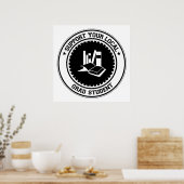 Support voor uw lokale Afstudeerder Poster (Keuken)
