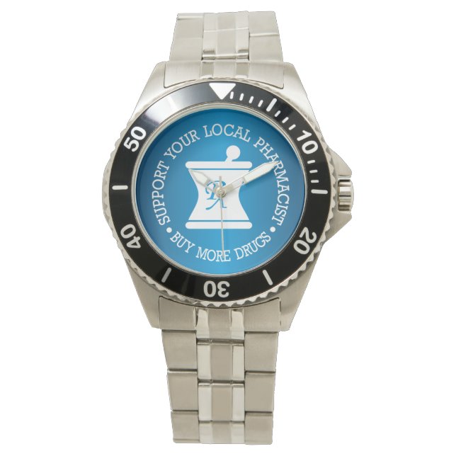 Support voor uw lokale apotheker horloge (Voorkant)